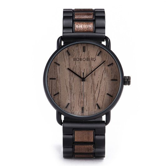 Reloj de Madera para Hombre - Diseño Artístico y Casual - Image 2