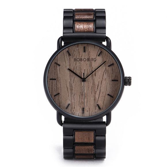 Reloj de Madera para Hombre - Diseño Artístico y Casual