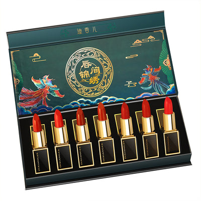 Labial Tallado Estilo Palacio Imperial Chino - Image 9