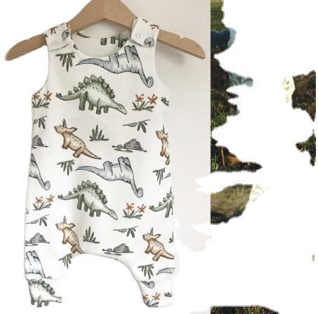 Pijama Dinosaurio para Bebé - Enterizo de Gateo Suave y Cómodo