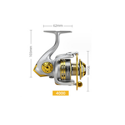 Carrete Giratorio CNC de Metal Completo para Caña de Pesca Marina - Image 10