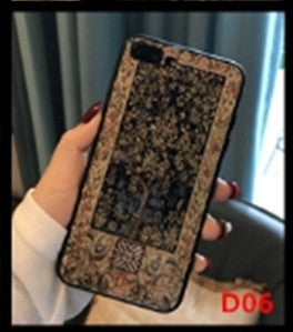Funda Móvil con Diseño de Rayas Diamante y Onda Puntillada - Image 67
