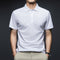 Camiseta Suelta Estilo Coreano con Solapa para Hombre