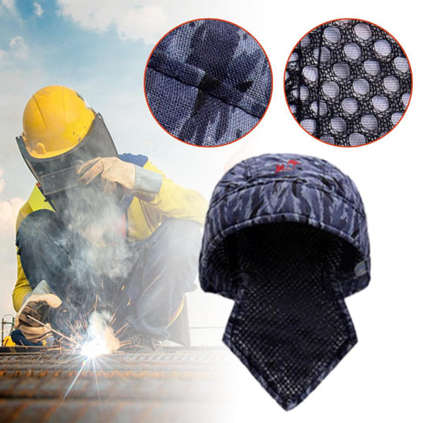 Gorro de Protección Soldador Ignífugo con Protección Contra Salpicaduras