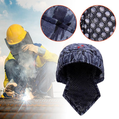 Gorro de Protección Soldador Ignífugo con Protección Contra Salpicaduras