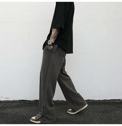 Pantalones de chándal holgados con aberturas laterales - Image 3