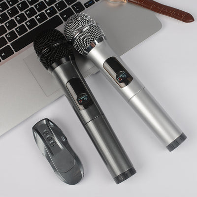 Micrófono Inalámbrico Dinámico para Karaoke en Pareja con Bluetooth