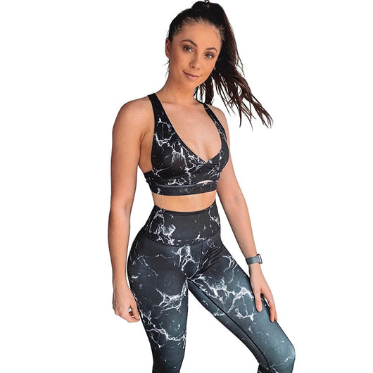 Traje de Yoga Deportivo Espalda Descubierta con Soporte Máximo - Image 3
