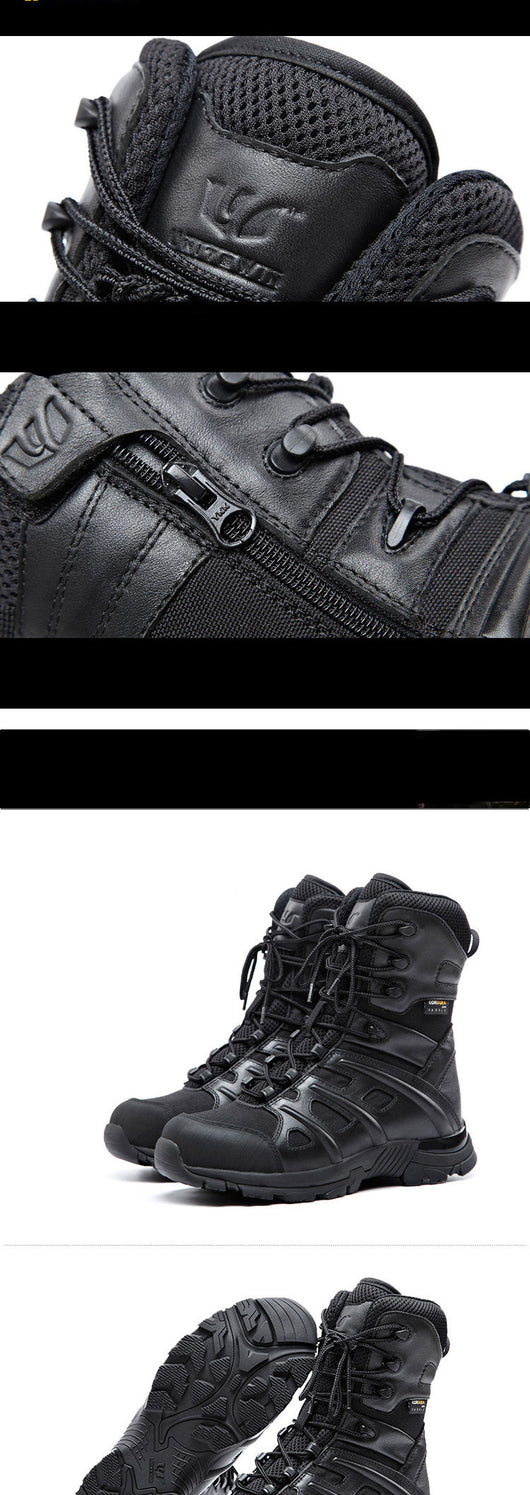Botas Tácticas Altas con Amortiguación de Impacto y Suela Antideslizante - Image 3