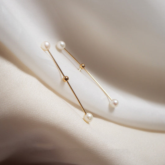 Aretes Asimétricos Hada Viento Frío