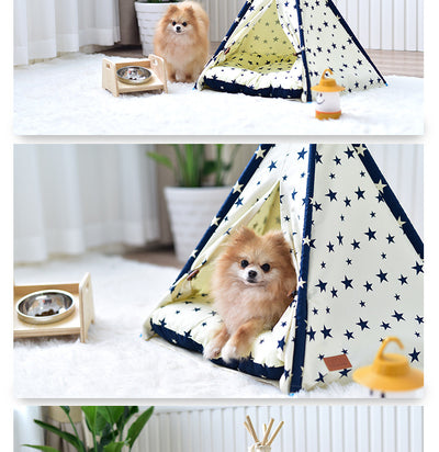 Casa Portátil Lavable para Mascotas - Cama y Juguetero para Perros y Gatos - Image 4