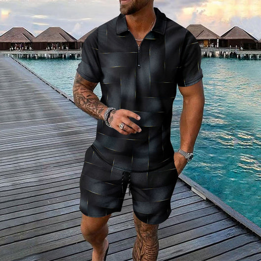 Conjunto Deportivo Hombre Pantalones Cortos y Camiseta Manga Corta - Image 29