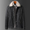 Chaqueta de Mezclilla con Cuello de Solapa