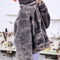 Chaqueta Plush Oversize Hip Hop 90s Retro - Unisex Parejas Otoño Invierno