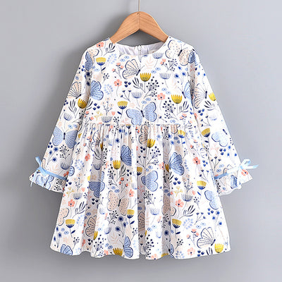 Vestido Infantil Estampado de Manga Larga - Image 15