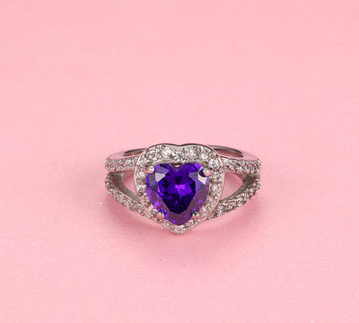Anillo de Acero Titanio con Piedra Incrustada para Mujer - Diseño Moderno - Image 9