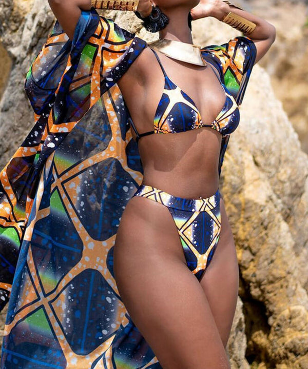 Bikini Retro con Cordones - Estilo Vintage Elegante