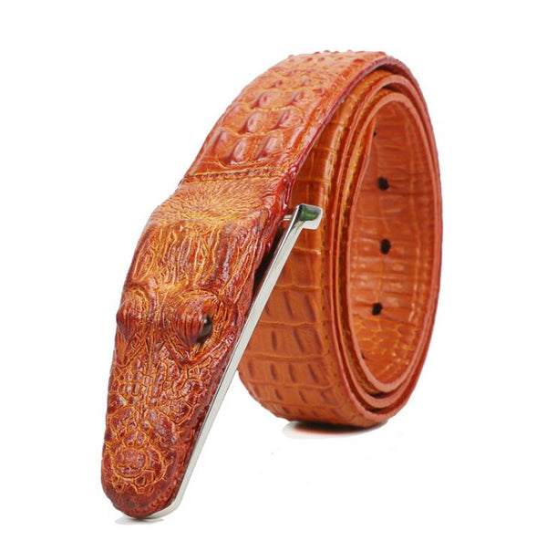 Cinturón de Cuero Genuino para Hombre - Promoción Directa del Fabricante