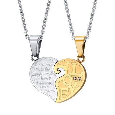 Collar de Pareja Corazones Conectados - Image 21