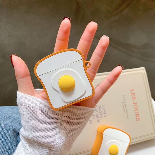 Funda para AirPods Desayuno Huevo Tostada Compatible con Apple - Image 2