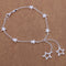 Star Bracelet Necklace Earrings Plateado Plated Set Bracelet