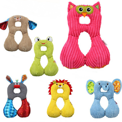 Almohada de Cuello Infantil con Diseño de Animales - Soporte Ergonómico en Forma de U