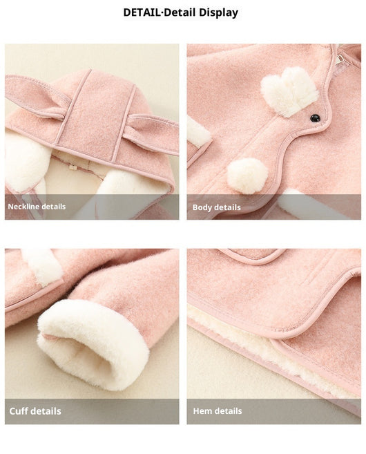 Abrigo de Invierno para Niña Estilo Western con Forro Polar y Lana - Image 10