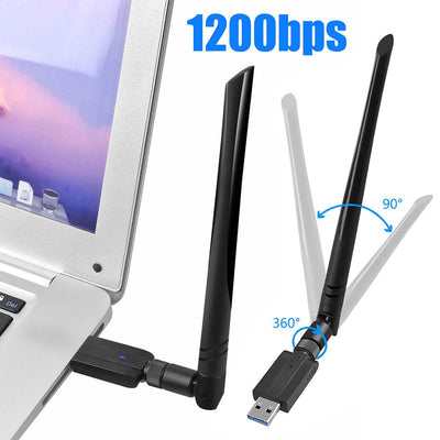 Adaptador WiFi AC1200 de Alta Velocidad