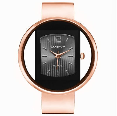 Reloj de Lujo para Mujer - Pulsera Elegante Dorado y Plateado - Image 7