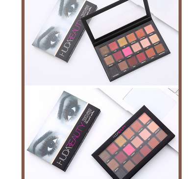 Paleta de 18 Sombras Pearladas y Mate en Tonos Tierra - Image 2