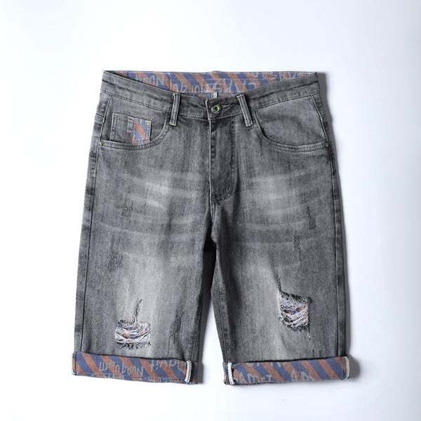 Pantalones Vaqueros Casuales Slim Fit con Stretch para Hombre