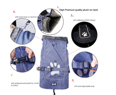 Chaleco Impermeable y Térmico para Perros Grandes - Image 5