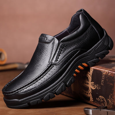 Zapatos Casuales de Cuero Genuino con Suela Antideslizante