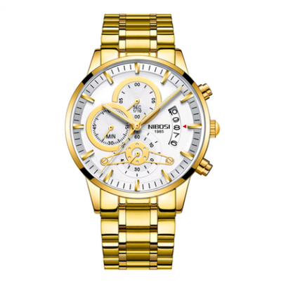 Reloj de Acero Inoxidable para Hombre - Sumergible con Cristal Luminoso - Image 6