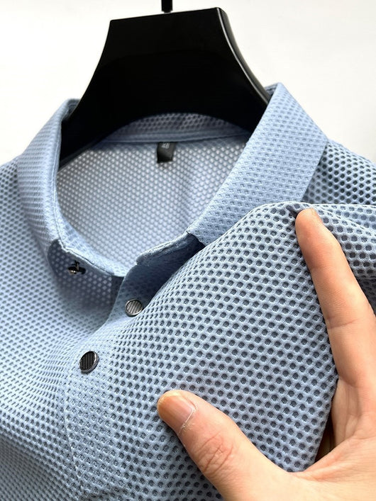 Camiseta Deportiva Ice Silk con Malla Transpirable para Hombre - Image 16