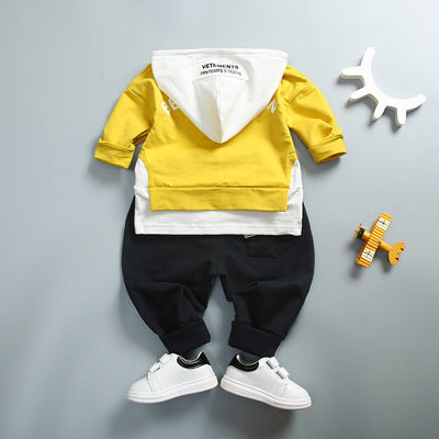 Sudadera con capucha estampado letras para niño - Image 8