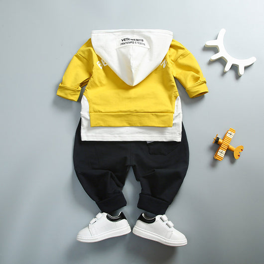 Sudadera con capucha estampado letras para niño - Image 8