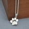 Paw Necklace Plateado