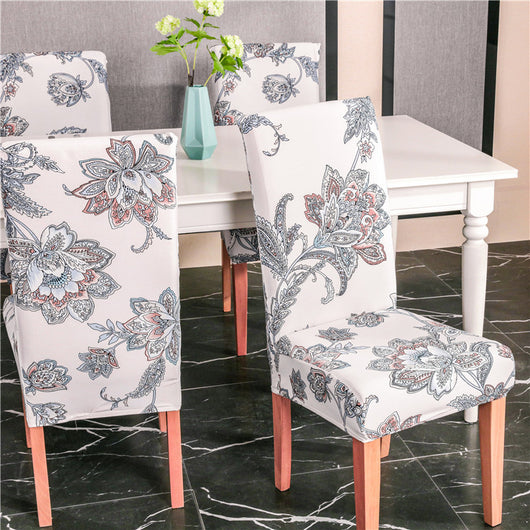 Funda Elástica para Silla con Diseño Floral Clásico Chino - Image 42