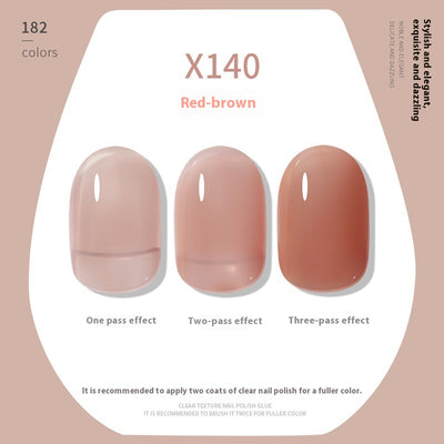 Esmalte UV Nude Transparente Cherry Red White - Image 11