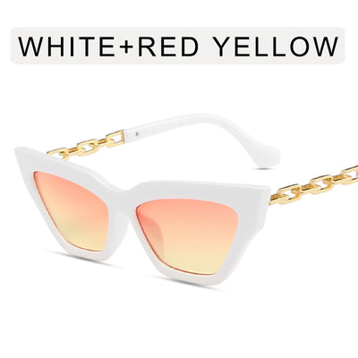 Gafas de Sol Cat Eye con Cadena para Mujer - Image 3