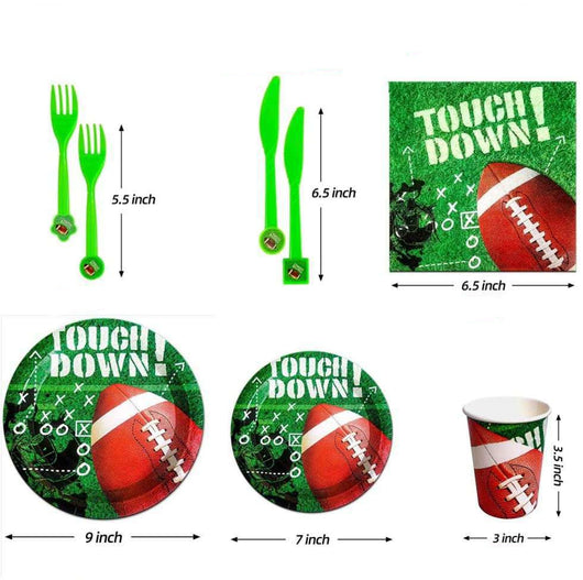 Juego de Decoración de Mesa Temática Rugby - Image 5