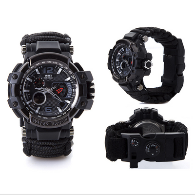Pulsera de Supervivencia Táctica War Wolf 2 - Kit Multi-Función con Brújula y Cuchillo - Image 7