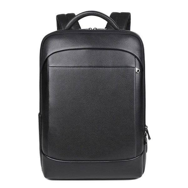 Mochila de Viaje Inteligente Cuero Premium con Carga USB, Impermeable y Antirrobo
