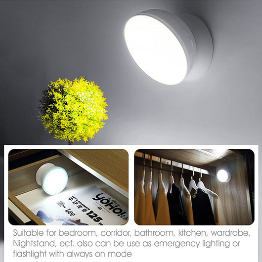Luz Nocturna LED con Sensor de Movimiento 360° - Recargable para Dormitorio y Pasillos - Image 8