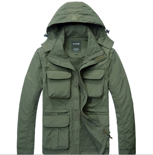 Chaqueta Táctica Térmica Impermeable para Invierno