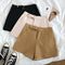 Shorts Cintura Alta Corte A
