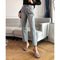 Pantalones Jeans Grises Capri
