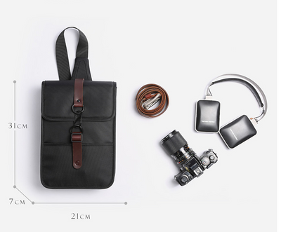 Bolsa Bandolera Deportiva Zu para Hombre - Mochila Casual con Múltiples Compartimentos - Image 3