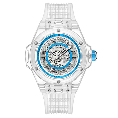 Reloj Automático Mecánico para Hombre Resistente al Agua con Esfera Transparente - Image 8